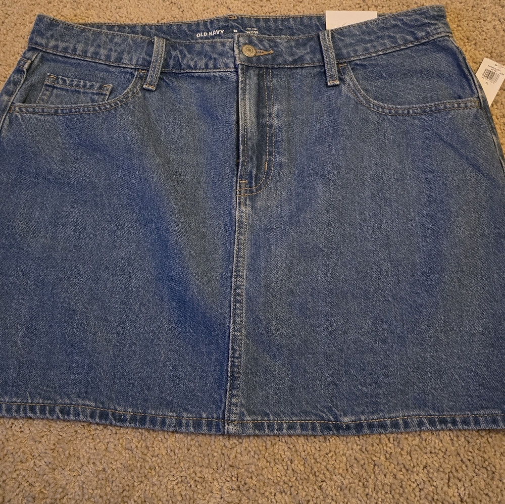 Denim Mini Skirt